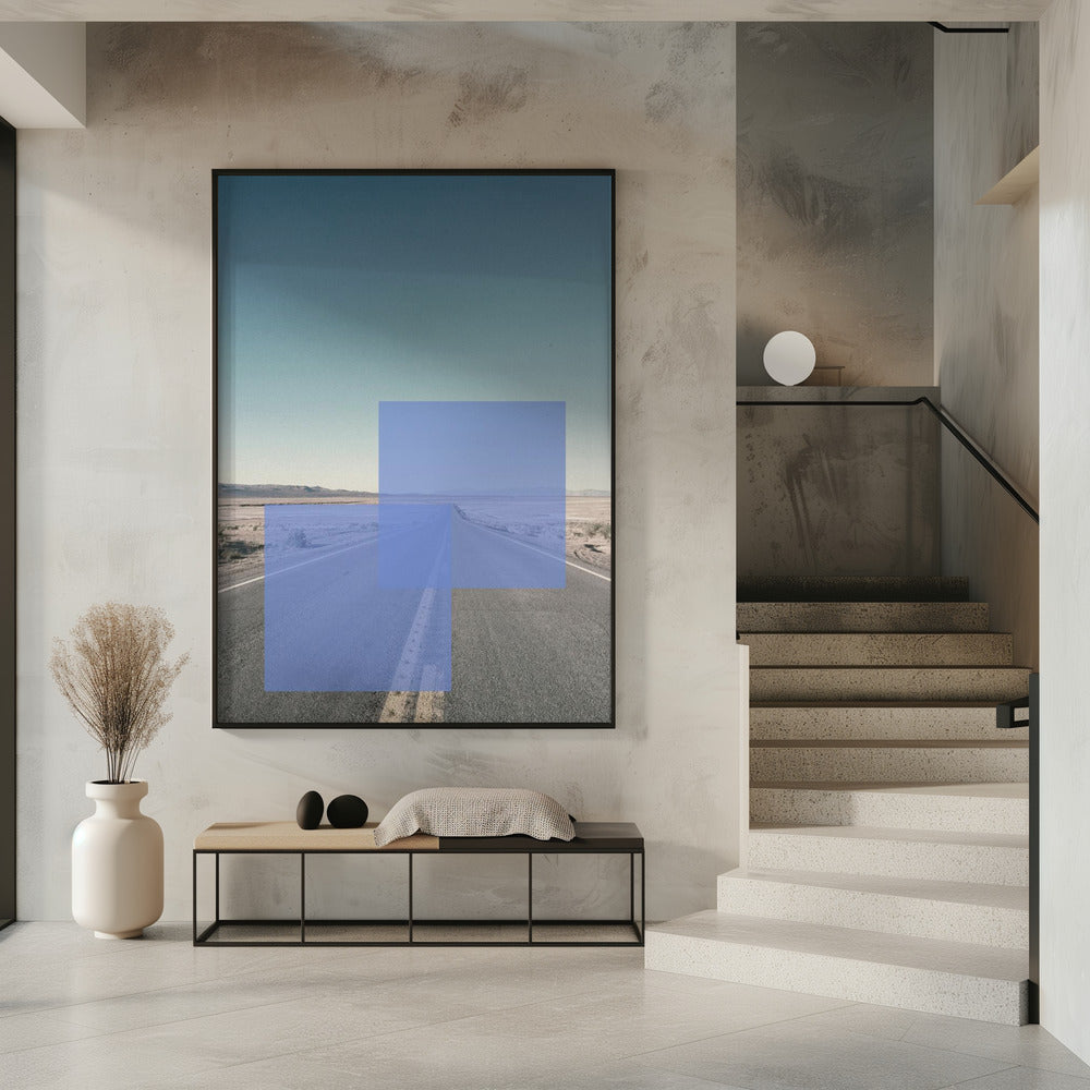 Woestijn Horizon Blokken | Poster