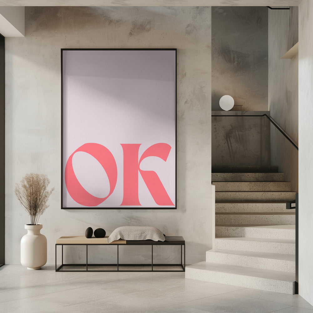 Gedurfd roze | Poster
