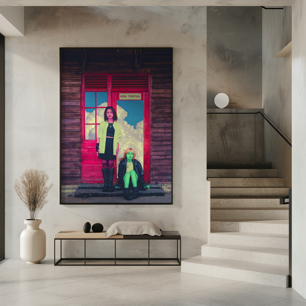 Roze & Groen | Poster