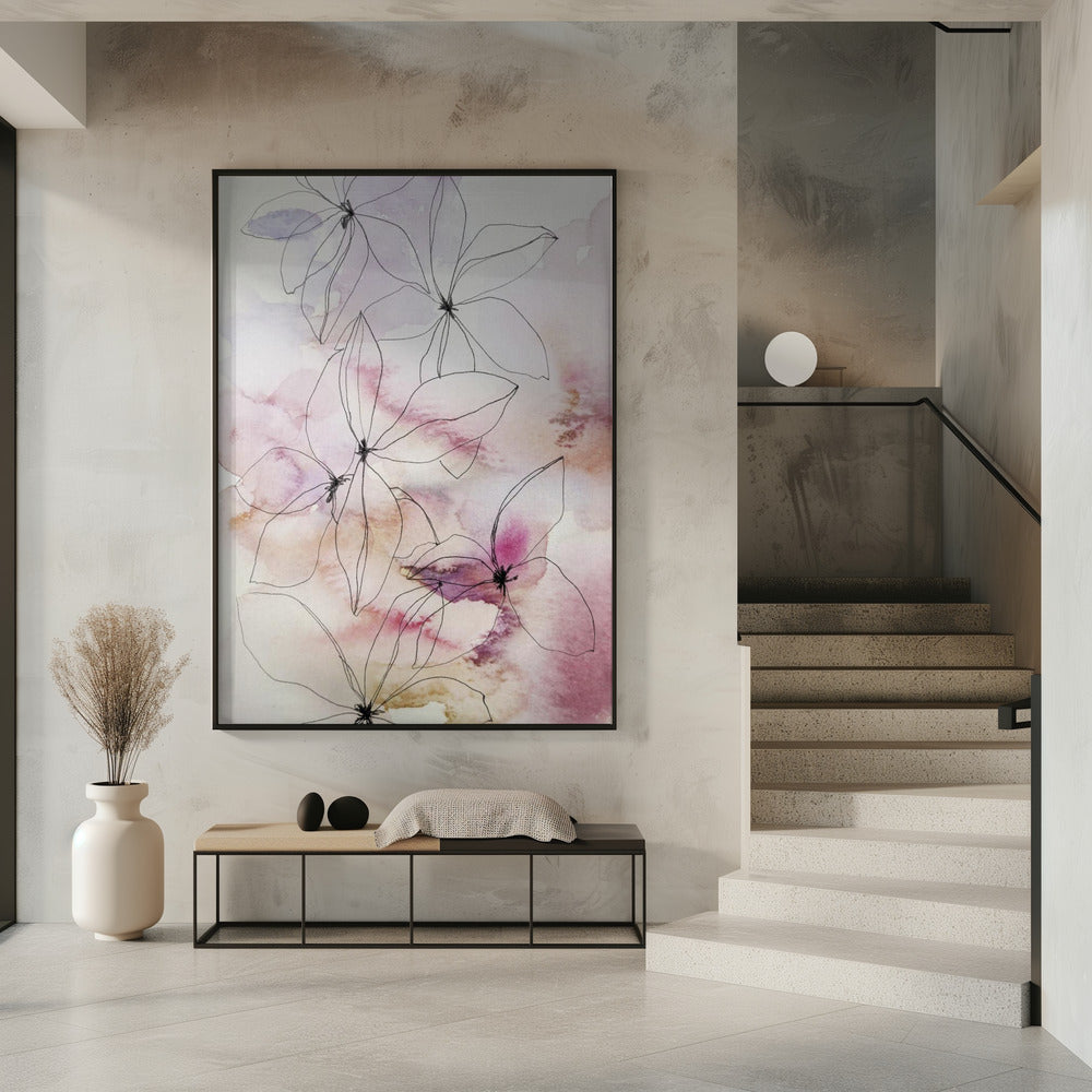 Fluisterblaadjes I | Poster