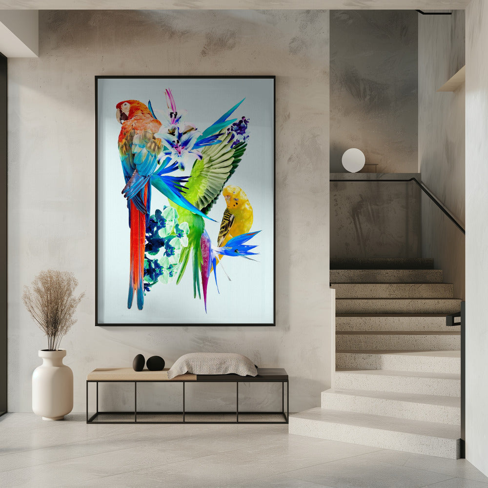 Paradijsvogels I | Poster