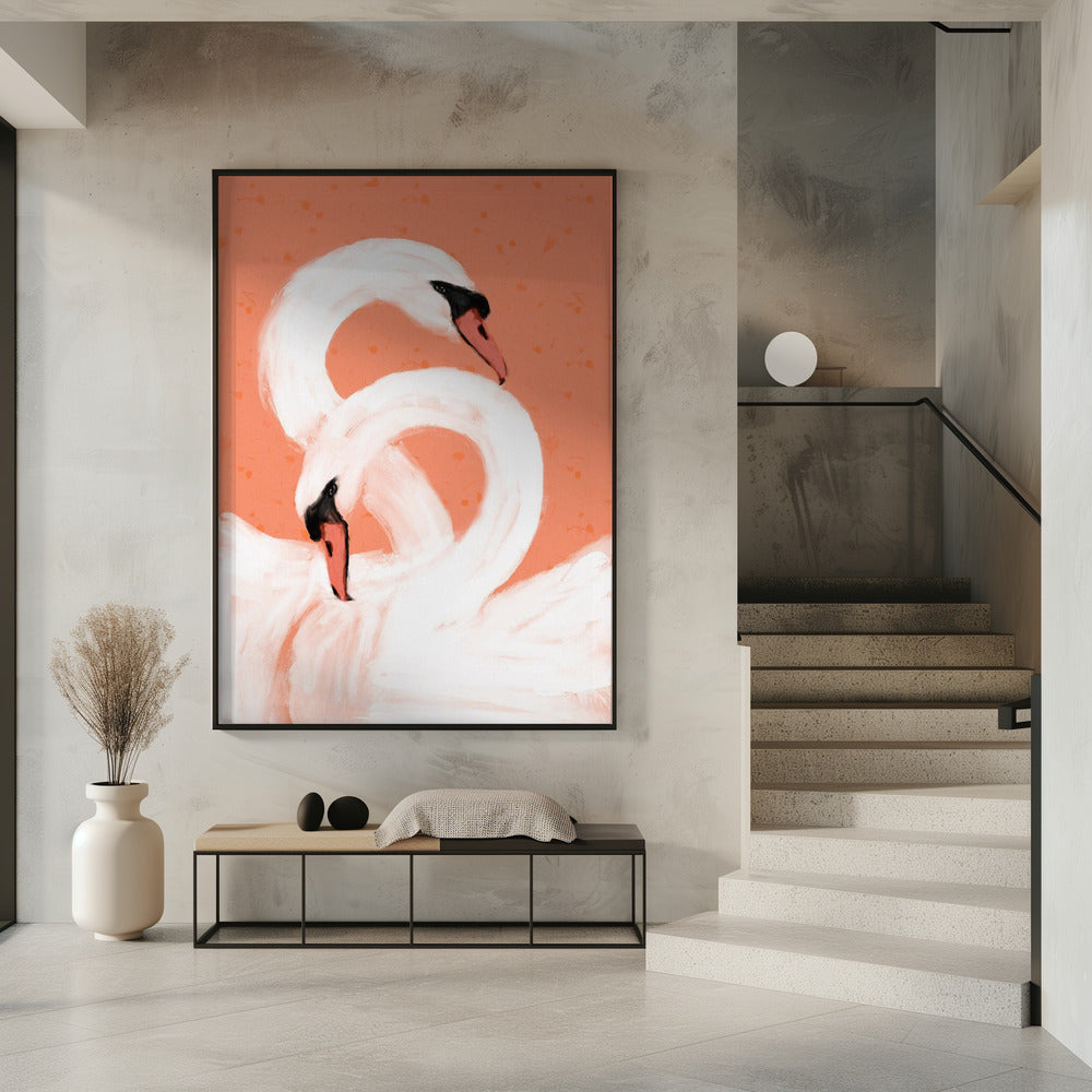 Sierlijke zwanen | Poster