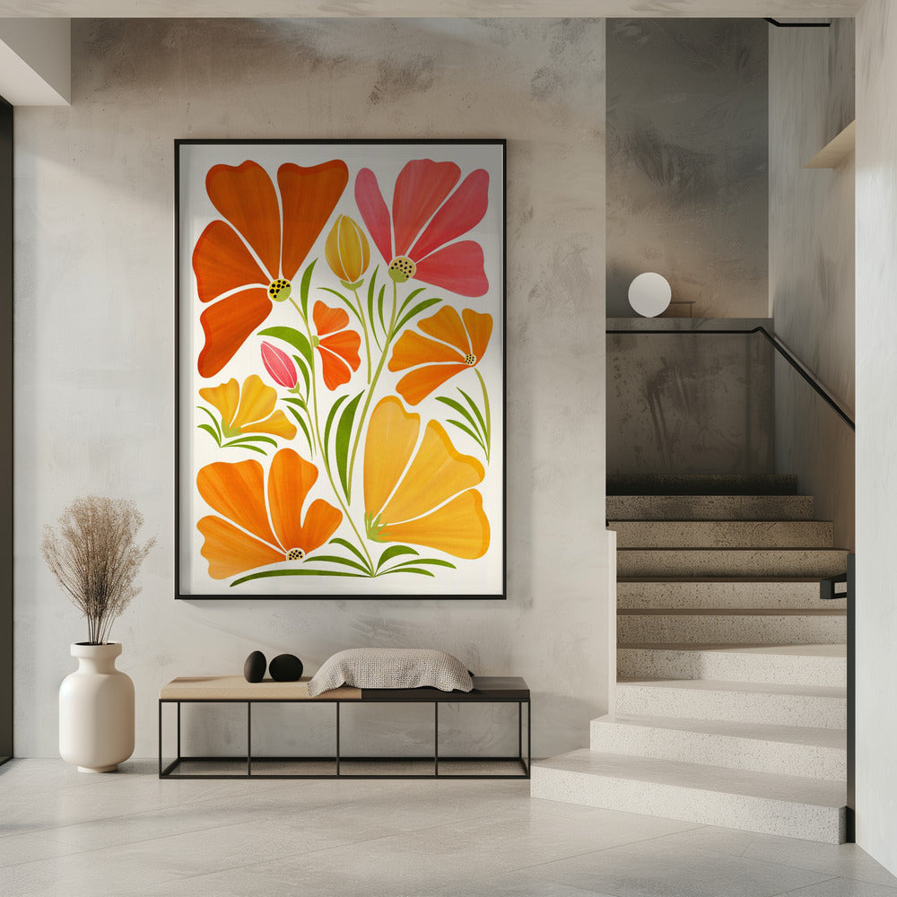 Lentebloemen | Poster