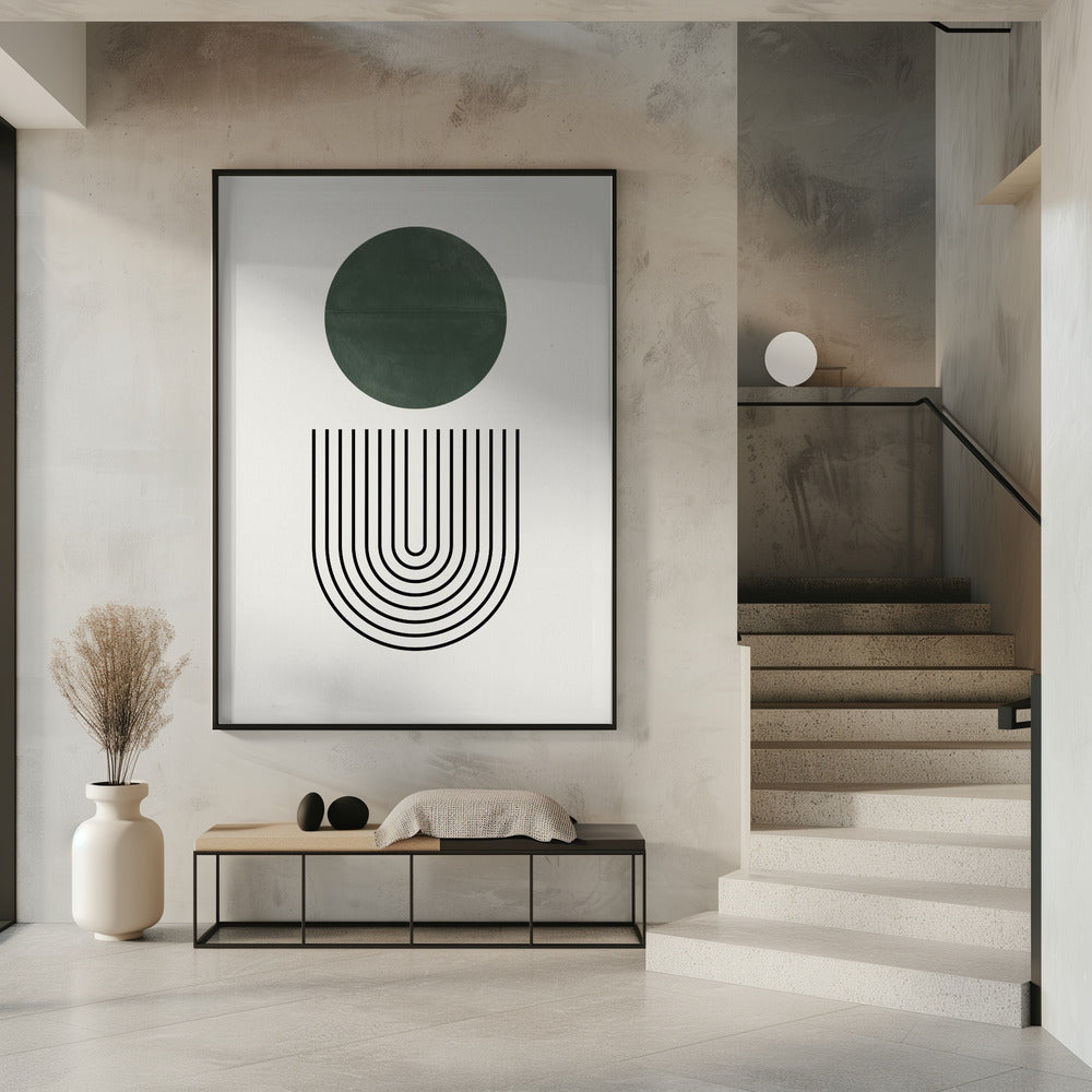 Circle and Lines | Poster