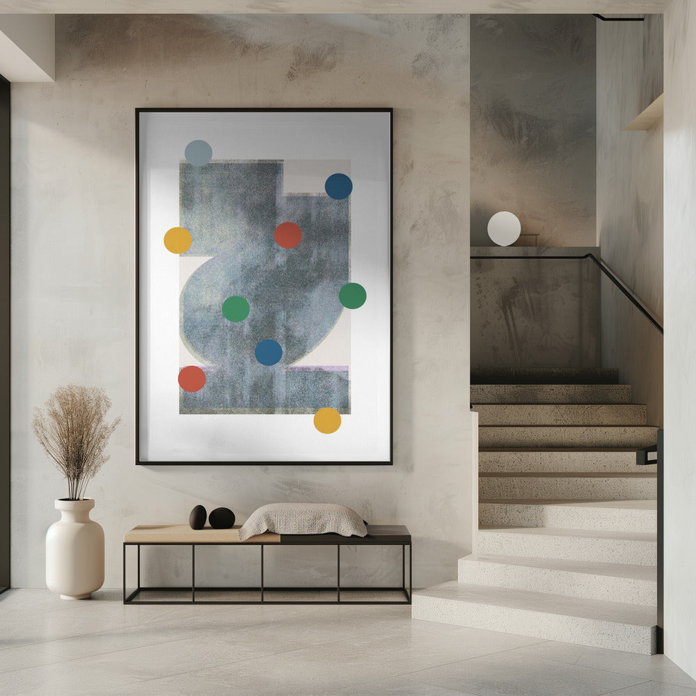 Cirkels in beweging | Poster