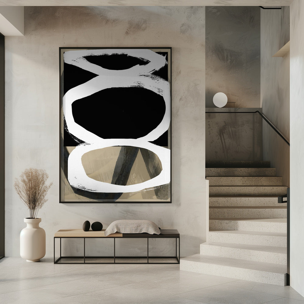 Vet Zwart Op Wit Nr. 4 | Poster