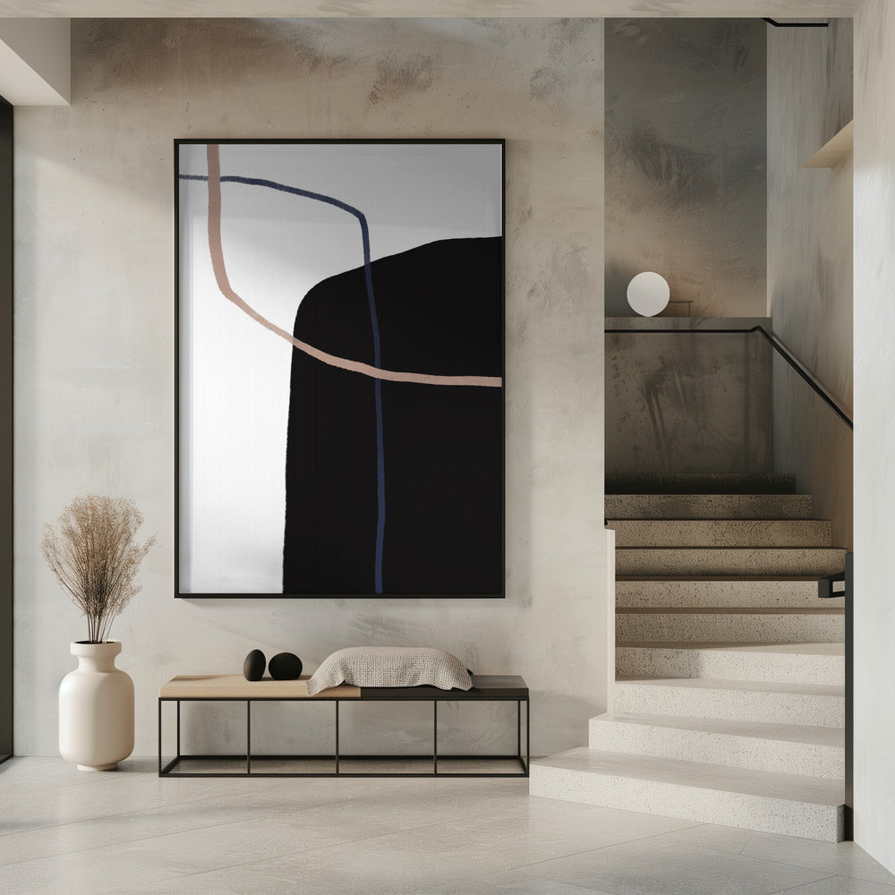 Curved Lines Harmony | Poster