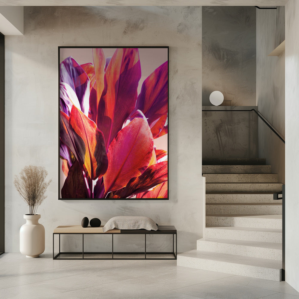 Fuchsia Bladeren I | Poster