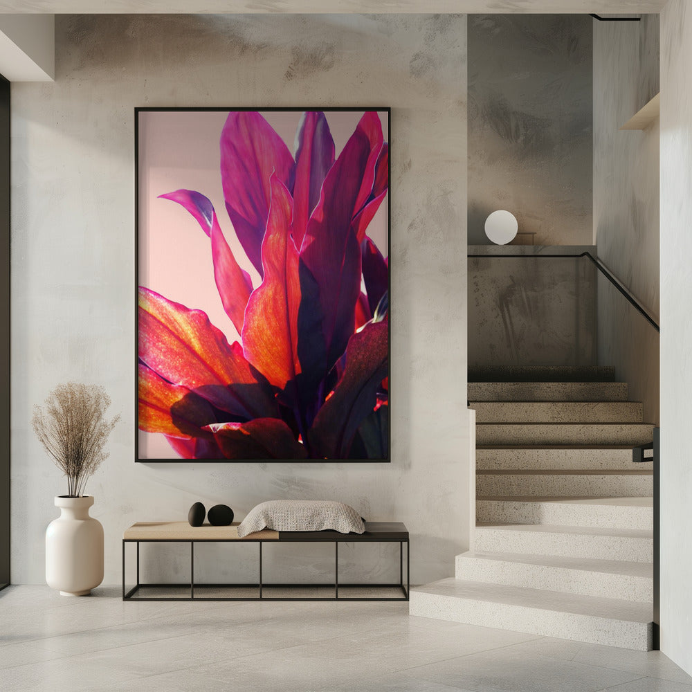 Fuchsia Bladeren II | Poster