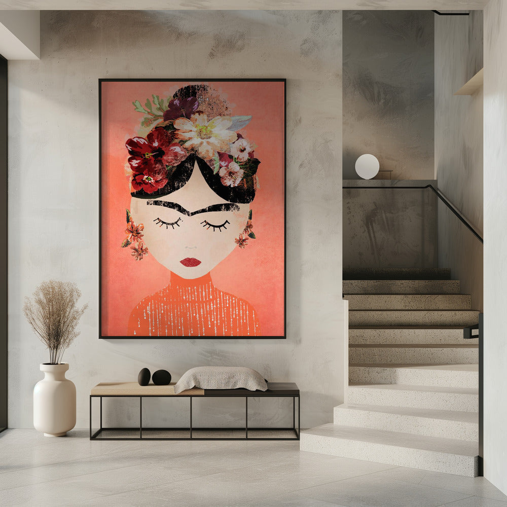 Frida (Perzik) | Poster