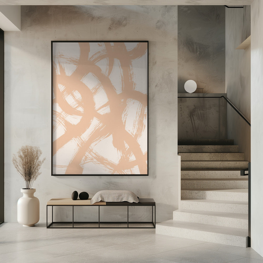 Abstract Brush Strokes 98B | Poster