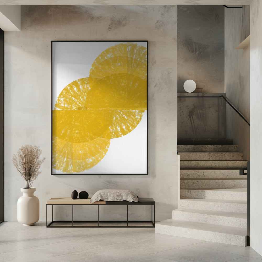 Gele Cirkel Fans 1 | Poster