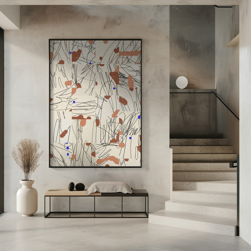 Abstracte compositie 2 | Poster