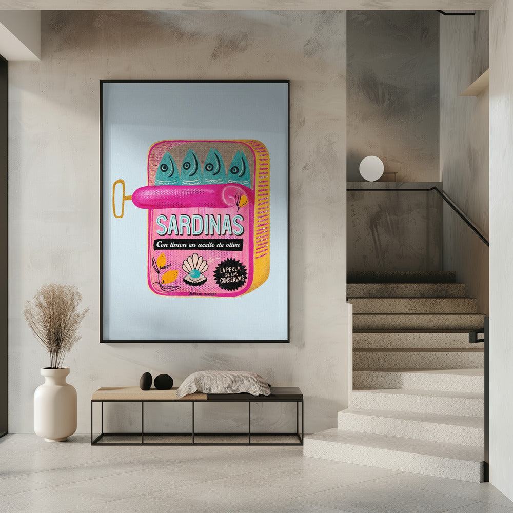 Sardientjesblikje | Poster