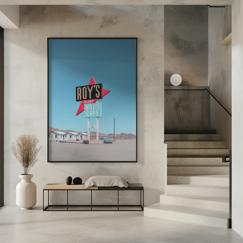 Roy's Motel Cafe Retro-bord | Poster