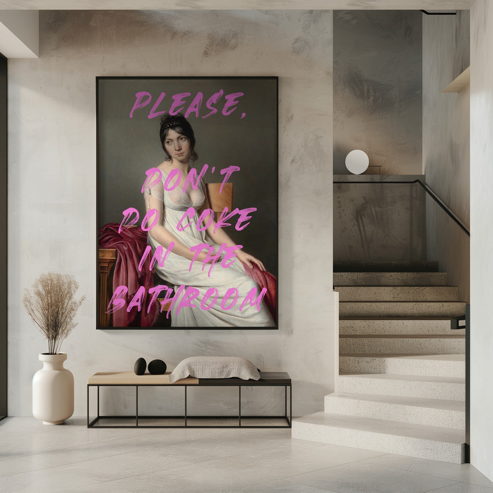 Drink alsjeblieft geen cola op het toilet | Poster