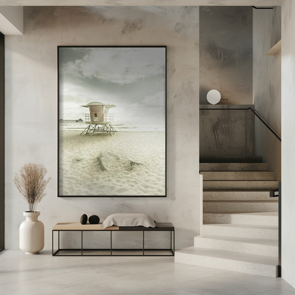 CALIFORNIË Vintage Imperial Beach | Poster