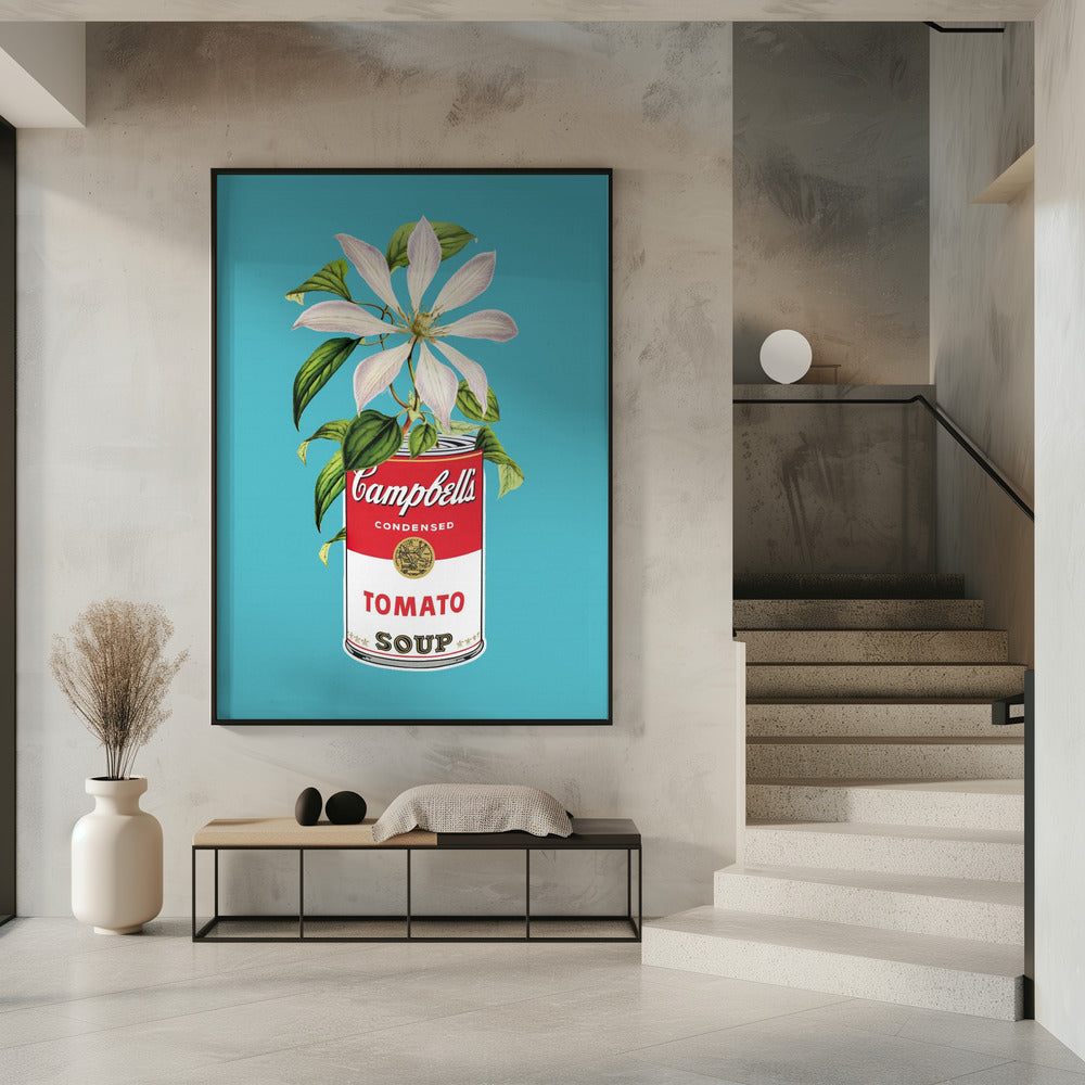 Campbells and Flowers | Poster