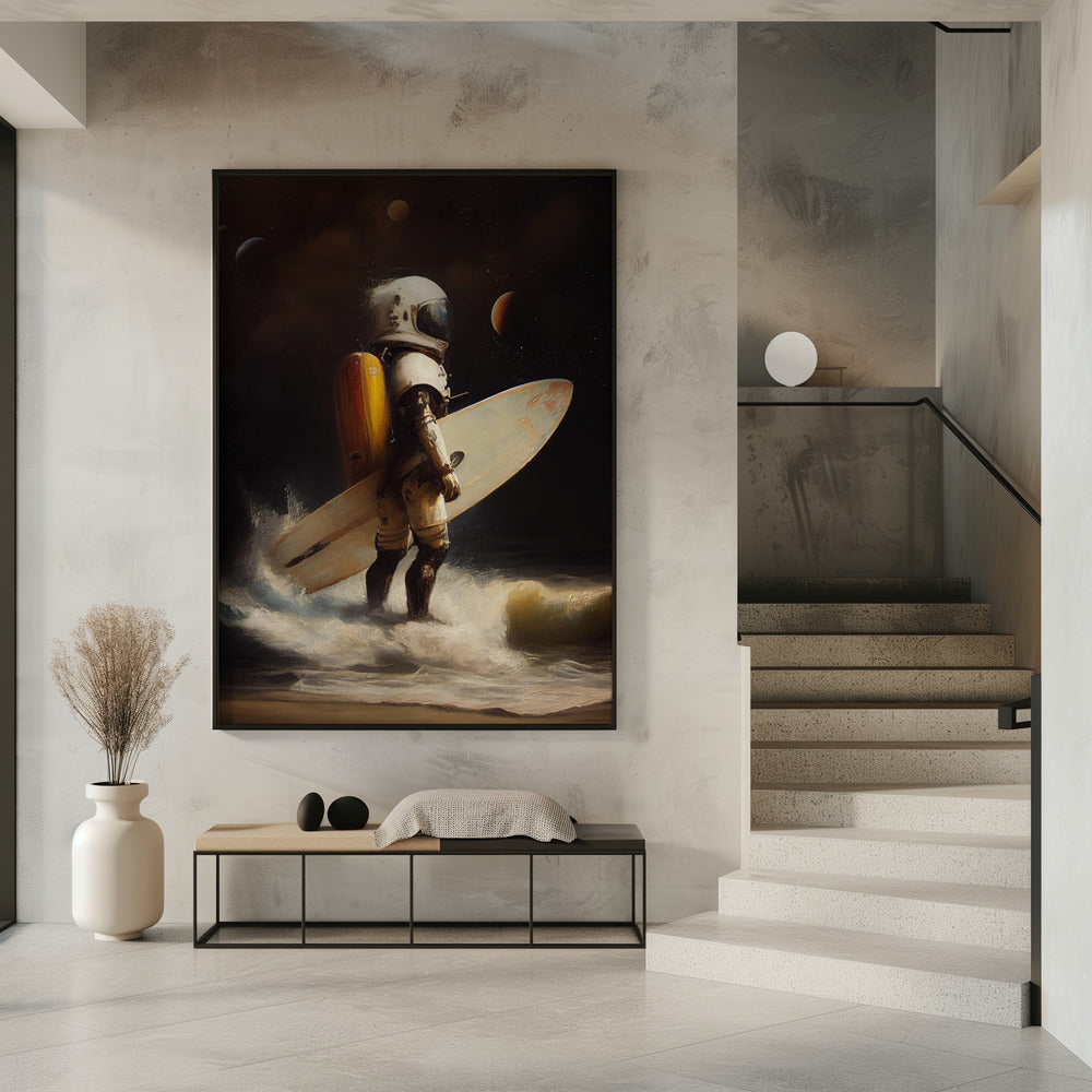Mijn Space Surfing Dag | Poster