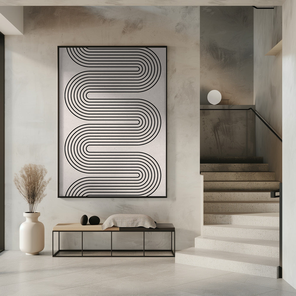 Curved Lines Symphony | Poster