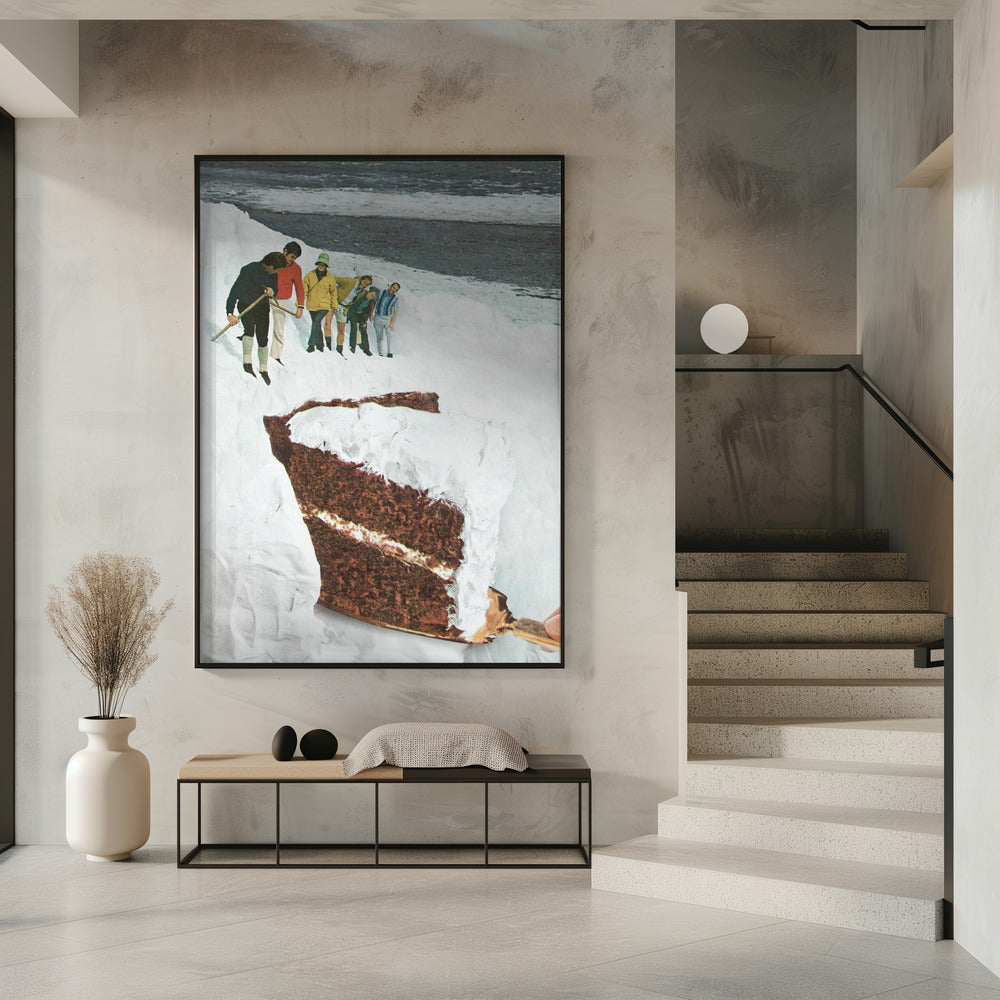 Gletsjerkalftaart - Dessert Sneeuwberg | Poster