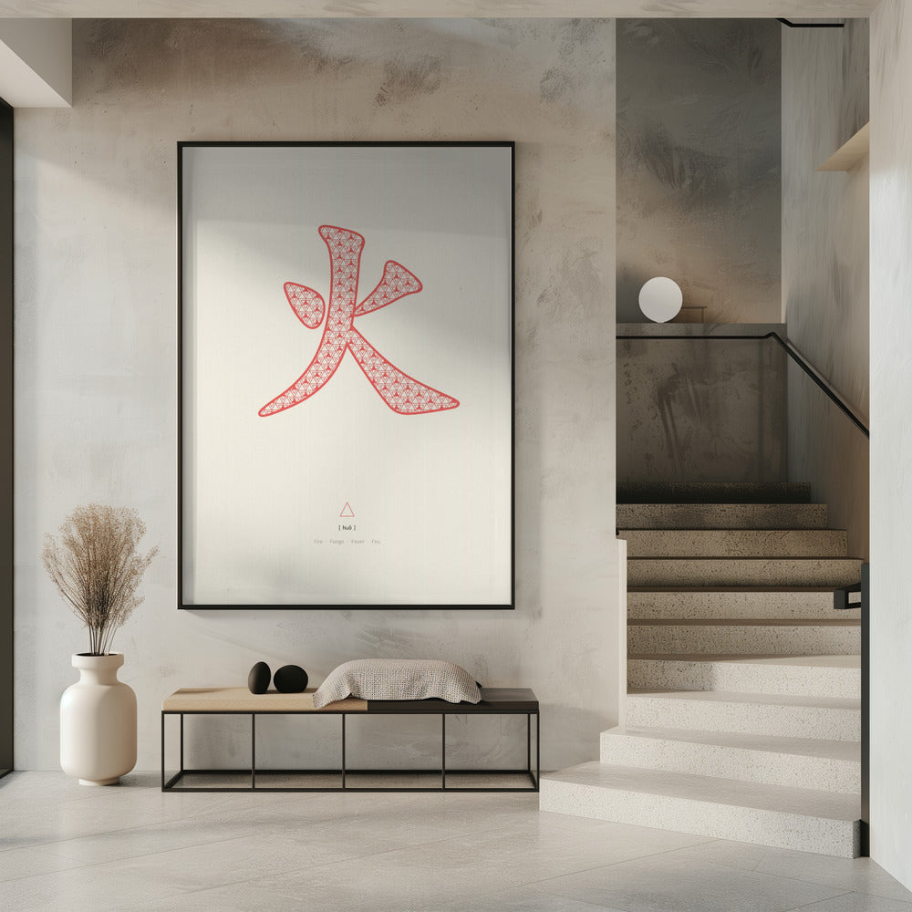 Vuur | 火 | Hoe | Poster