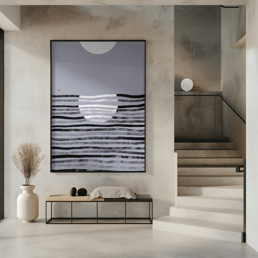 Verborgen Maan nr. 2 | Reflectie | Poster