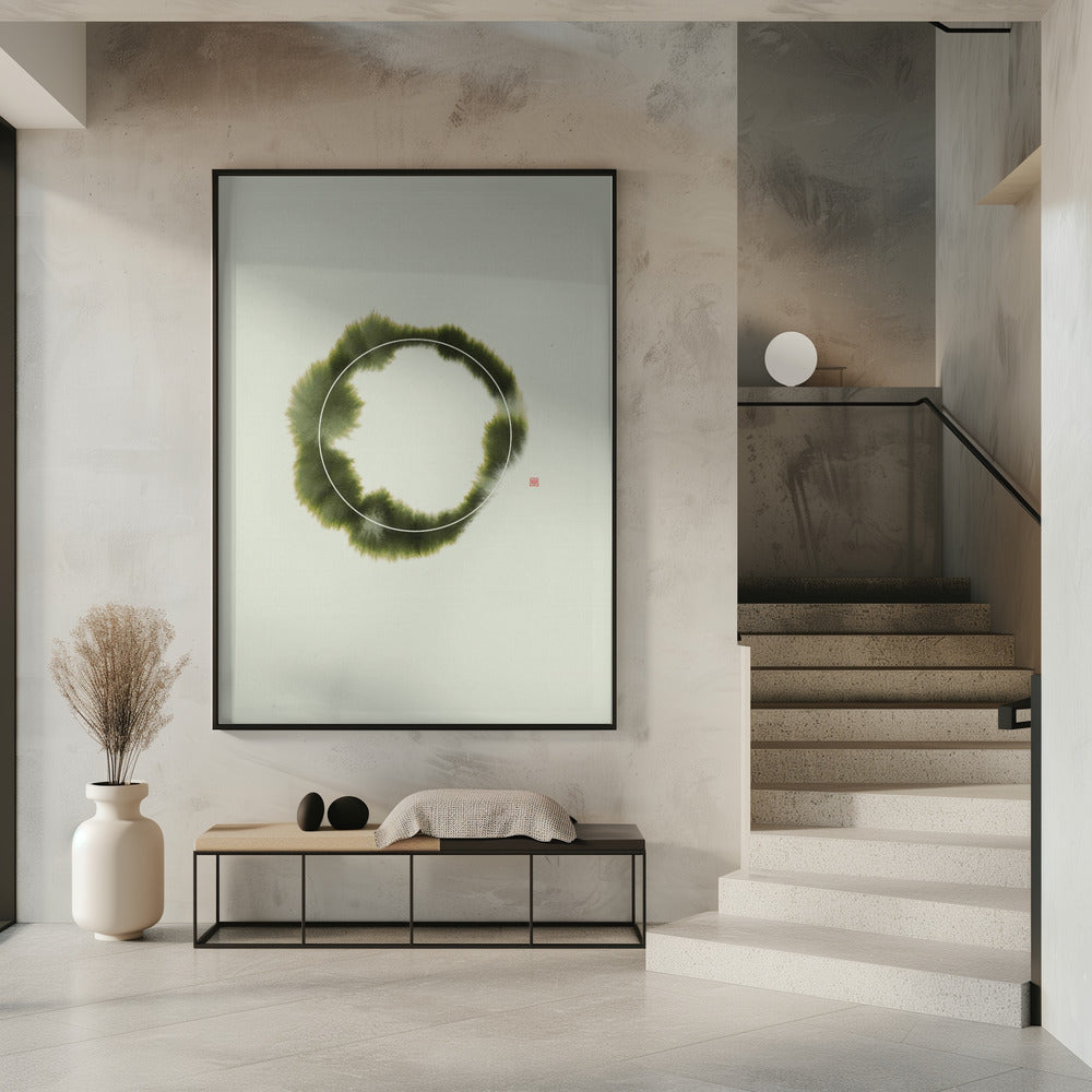 Circle N°1 | Green | Poster