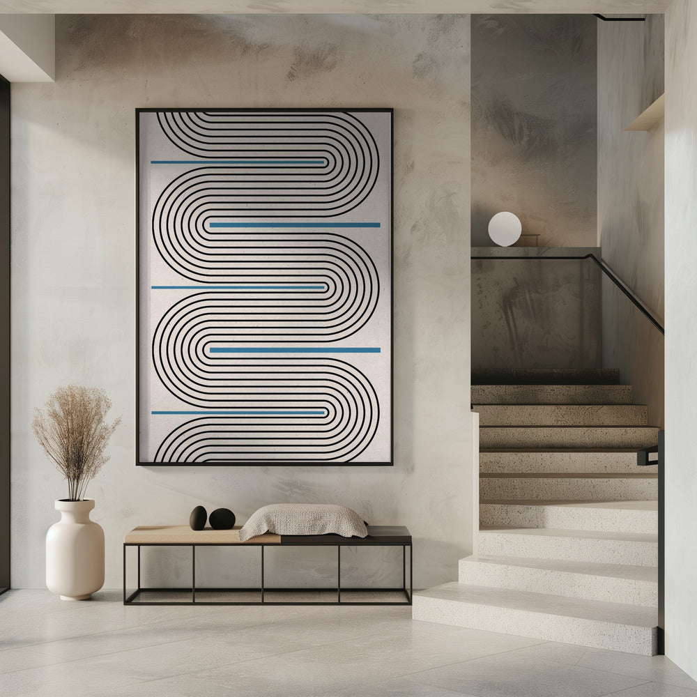 Curved Lines Symphony | Poster