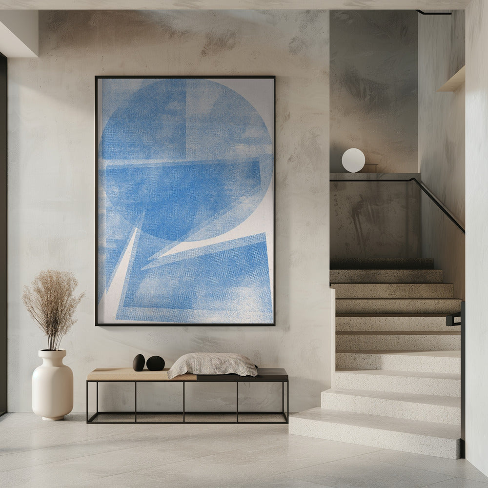 Azure Geometry | Poster