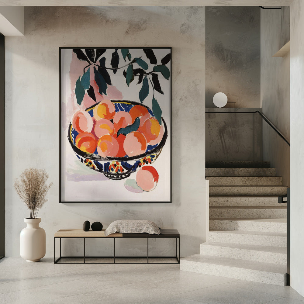 Kleurrijke fruitschaal | Poster