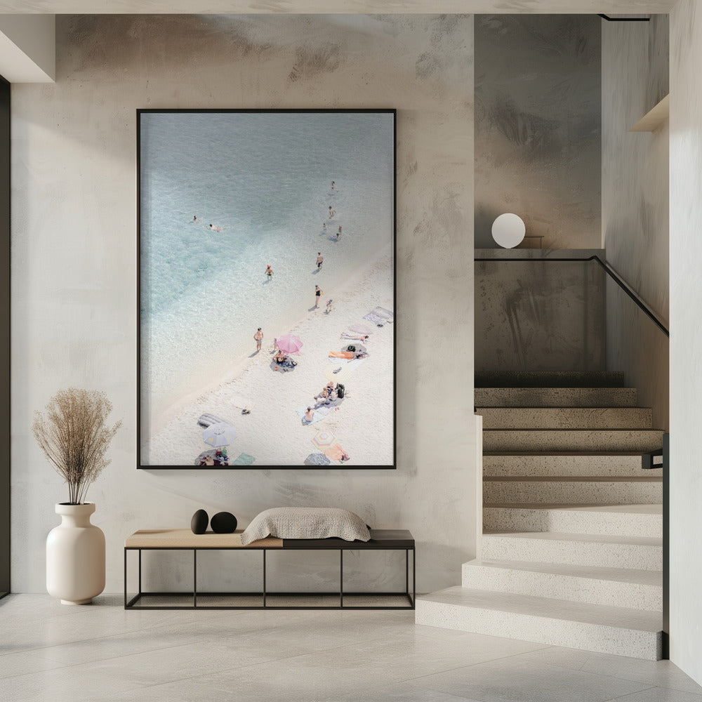 Luchtfoto strand 2 | Poster