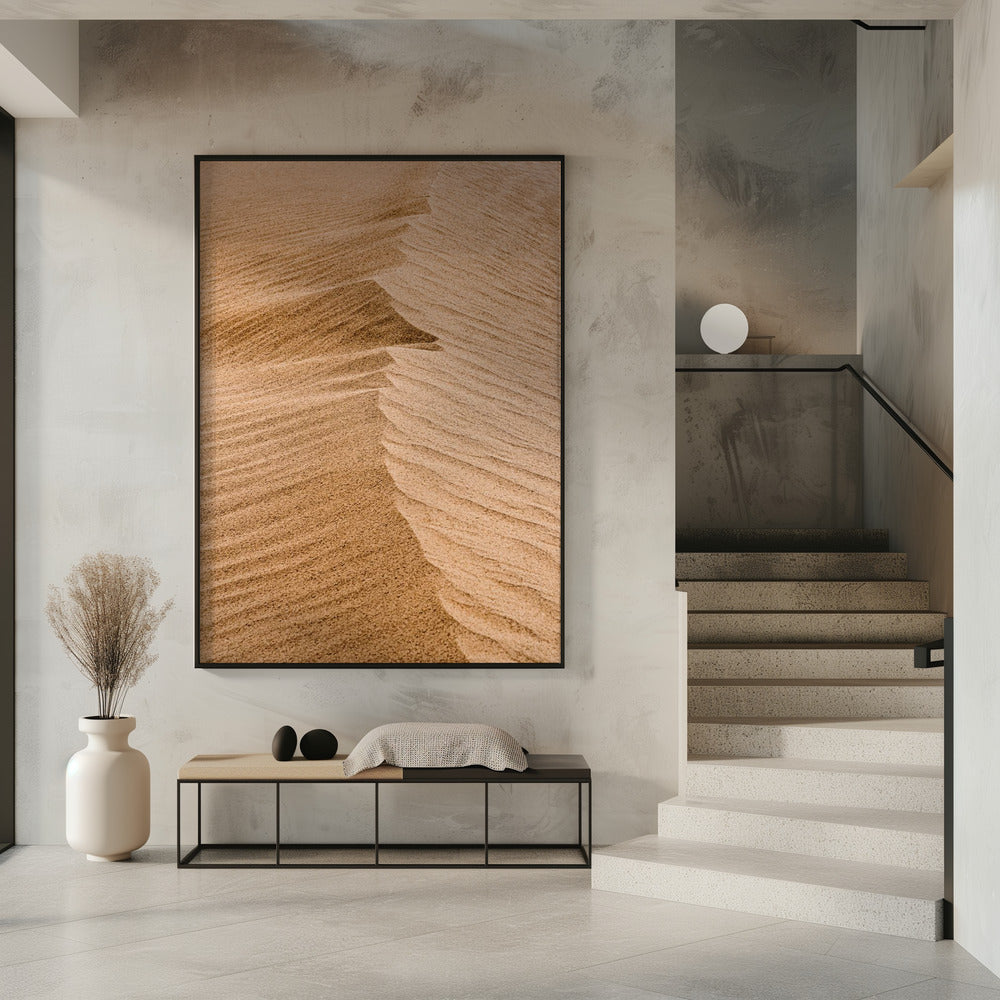 Abstracte woestijn 4 | Poster