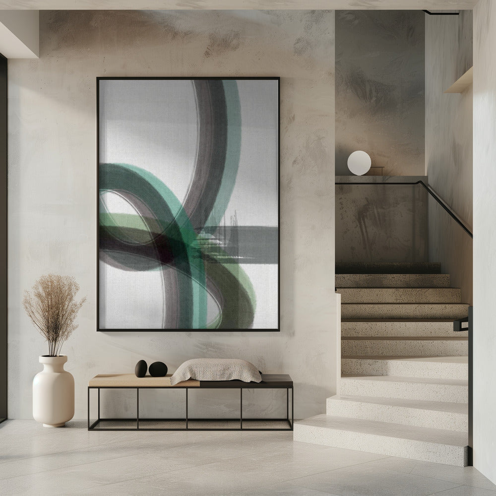Green Curve 1 | Poster