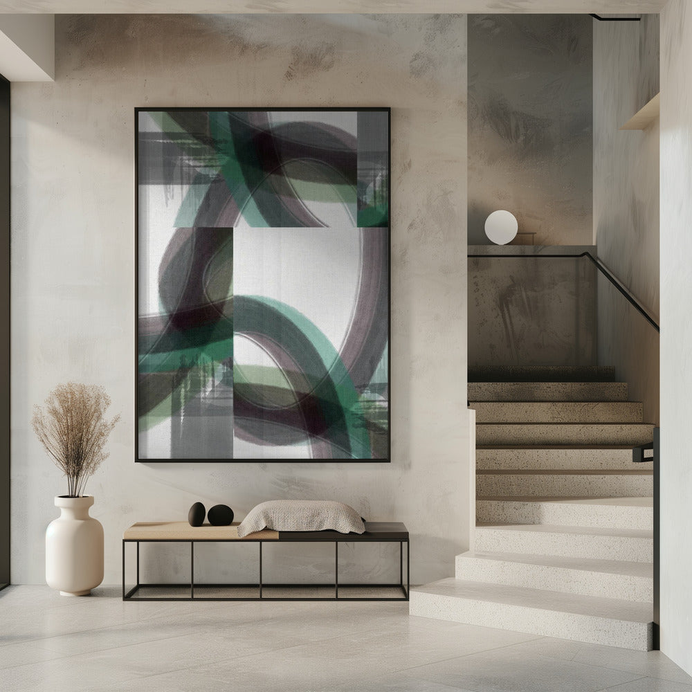 Green Curve 3 | Poster