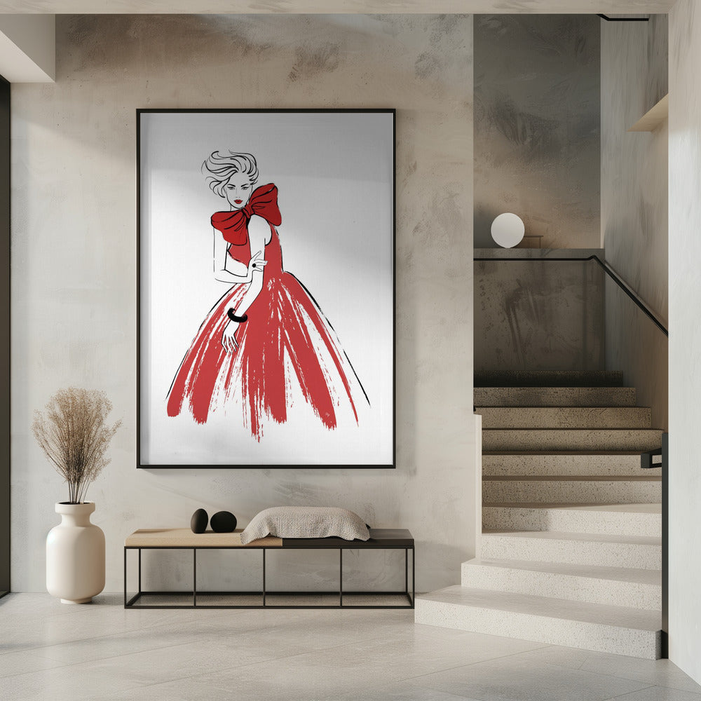 Rode Dame | Poster