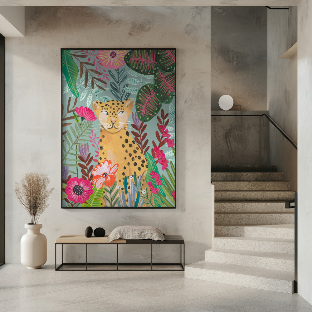 Leopard in the Jungle | Poster