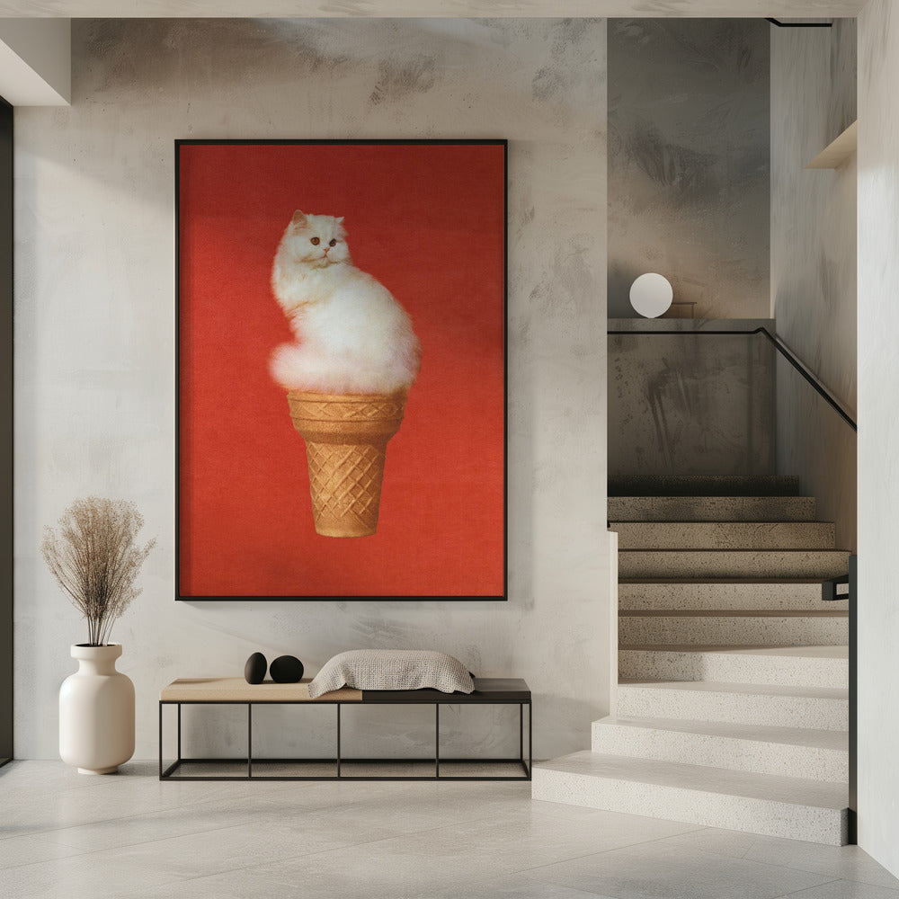 Kattenijs Rood | Poster