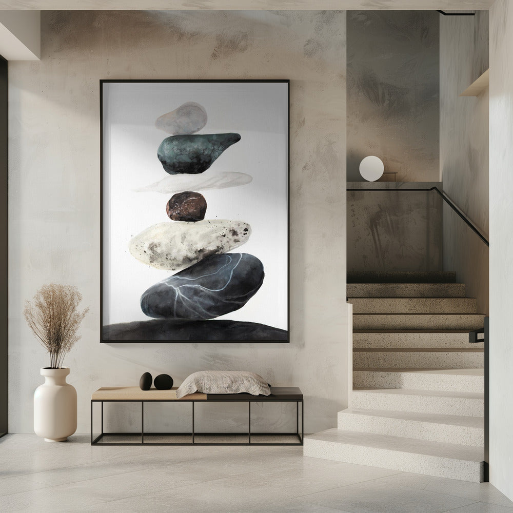 Stenen van het strand | Poster