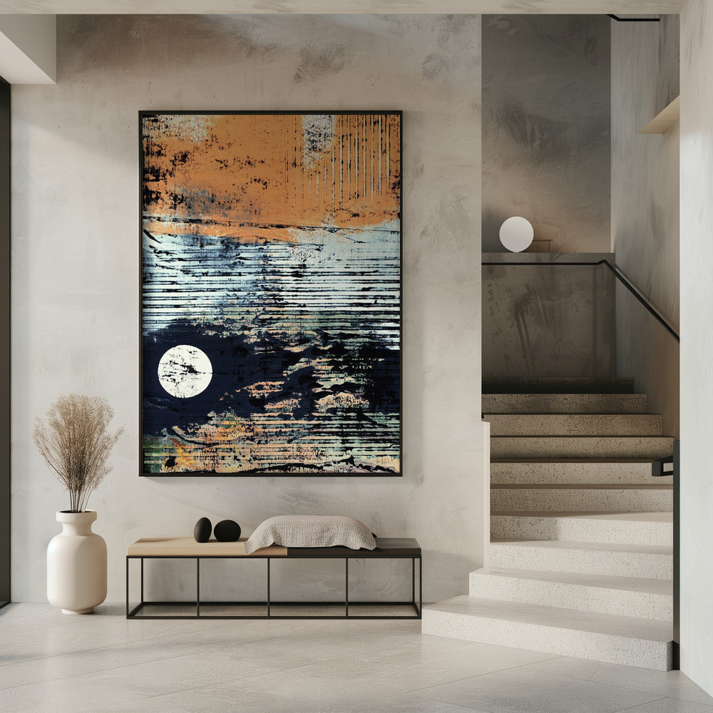 Weerspiegeling van maannevel | Poster
