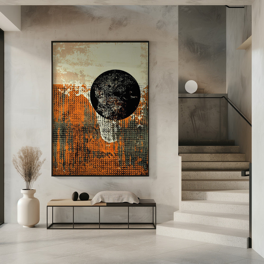 Eclipse over textuur | Poster