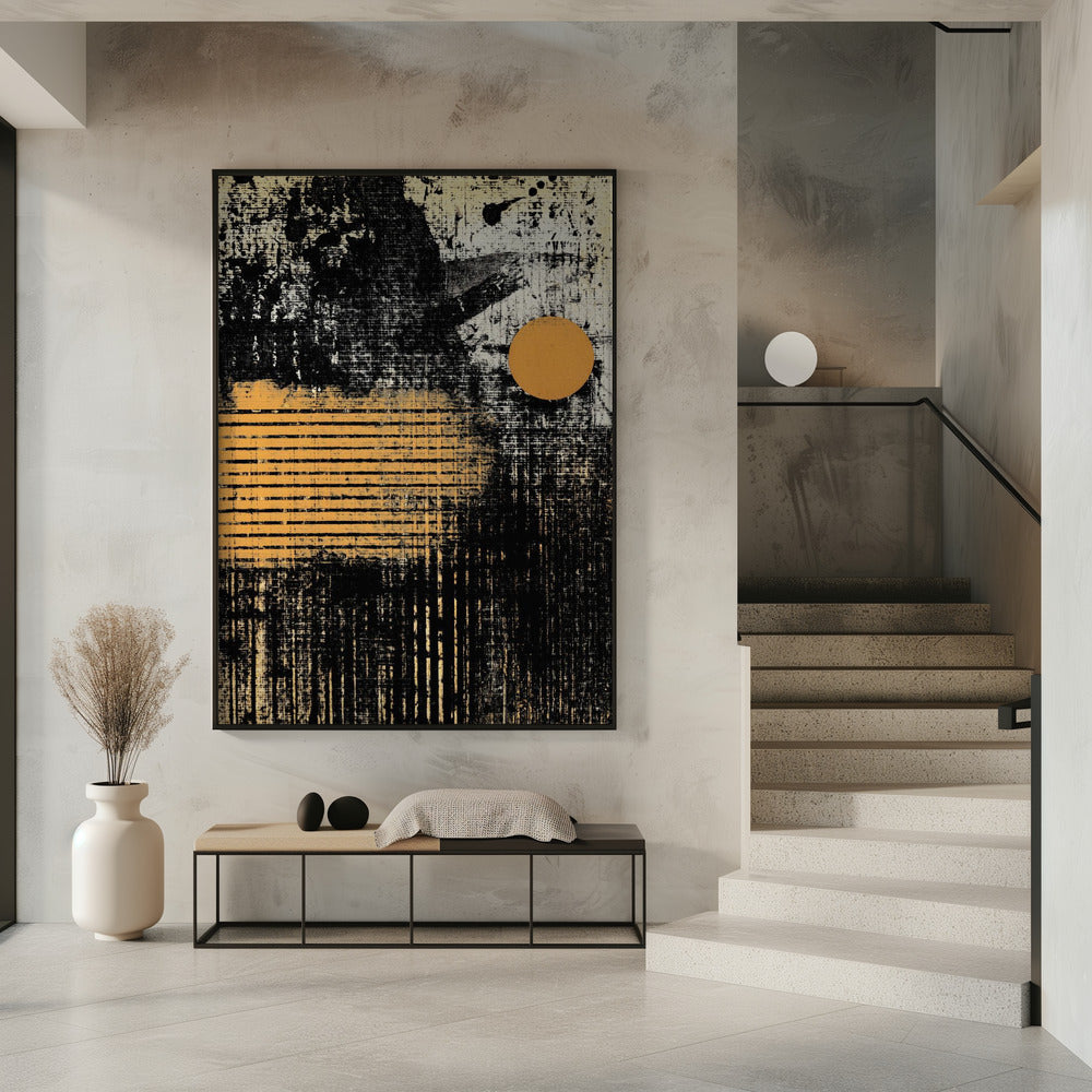 Penseelstreken met textuurpatronen | Poster