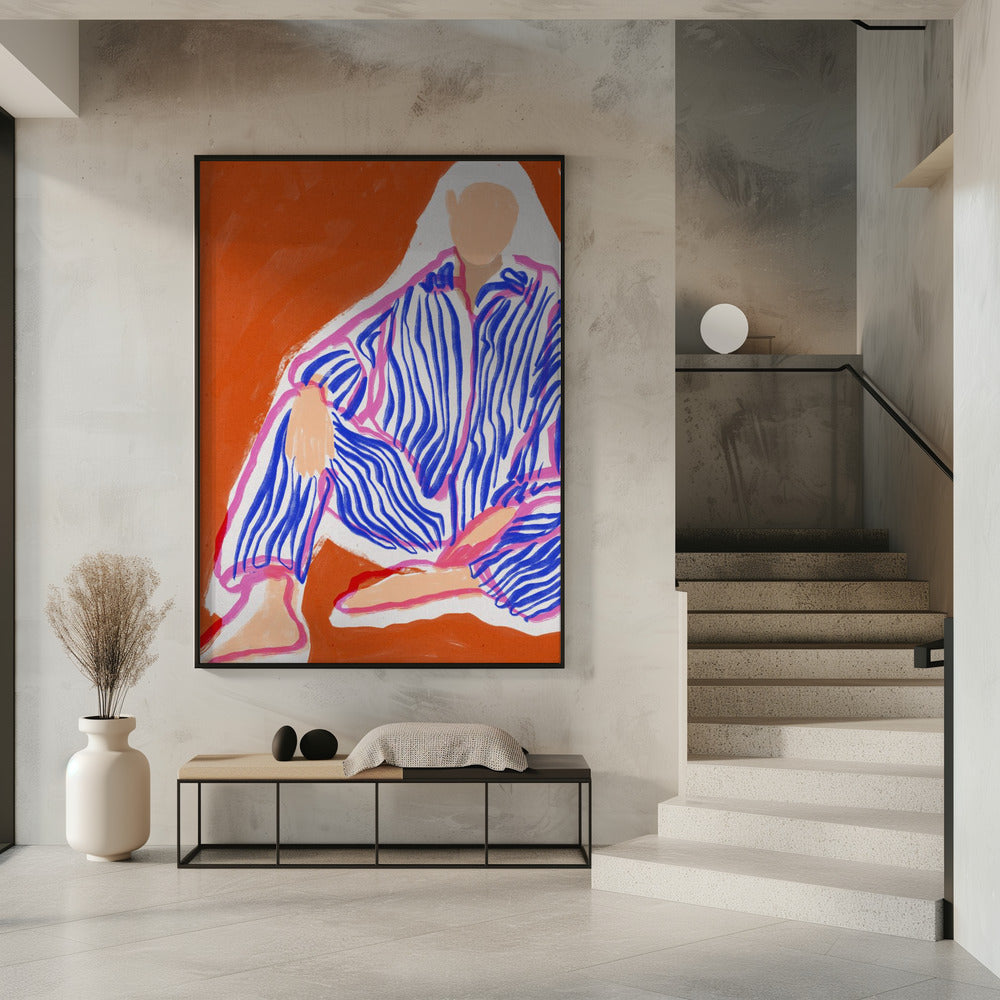 Gestreepte sereniteit | Poster