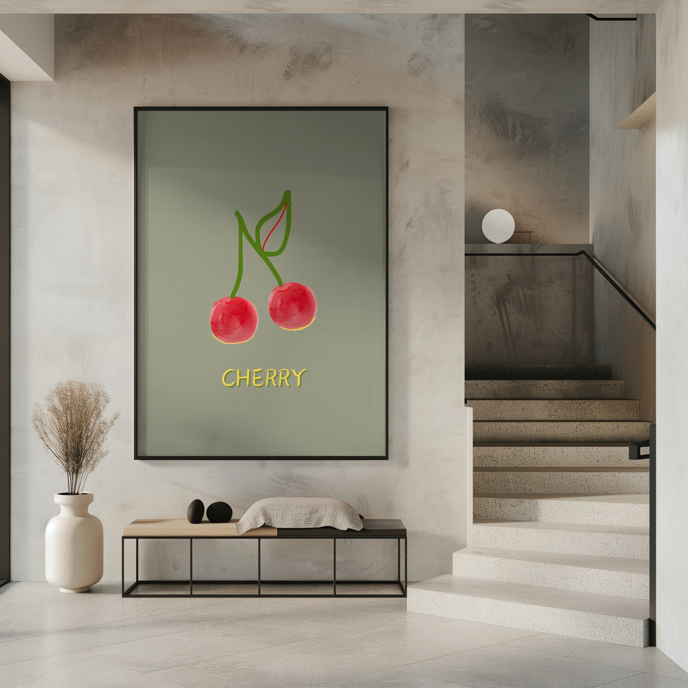 Cherry in Green | Poster