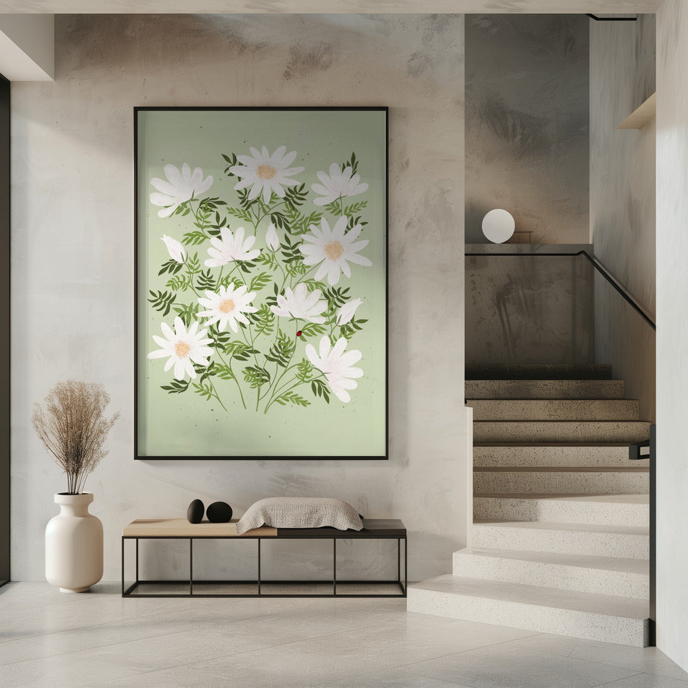 Lieveheersbeestjesbloemen | Poster