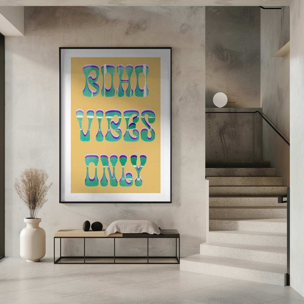 Alleen Boho Vibes | Poster