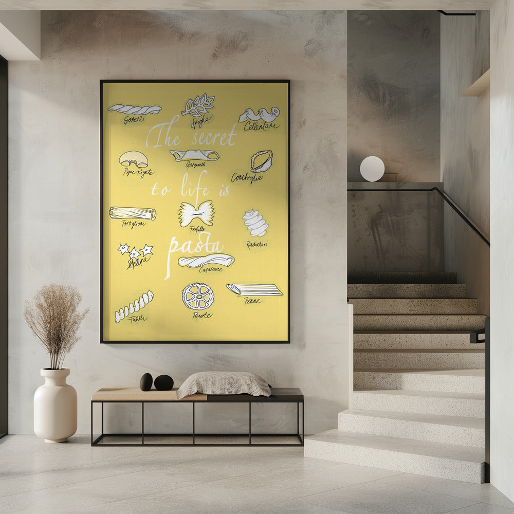 Het geheim van het leven is pasta | Poster