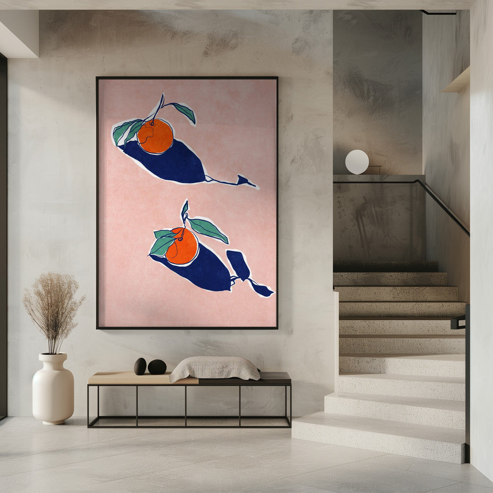 Abstract Oranges | Poster