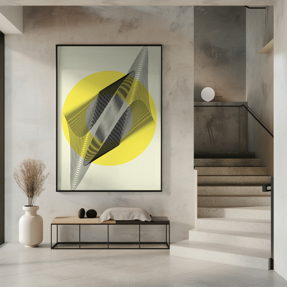 Abstract golvenlandschap | Poster