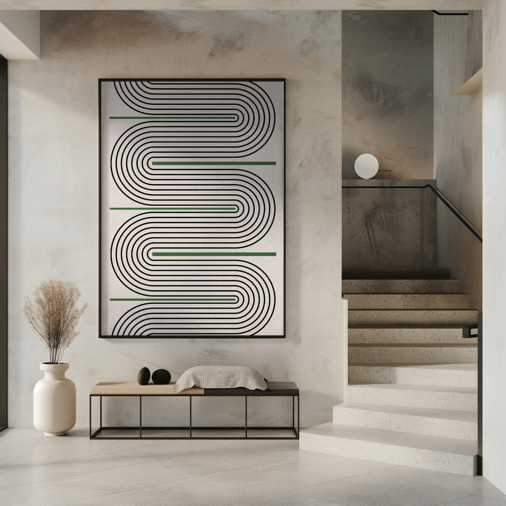 Gebogen Harmonie | Poster